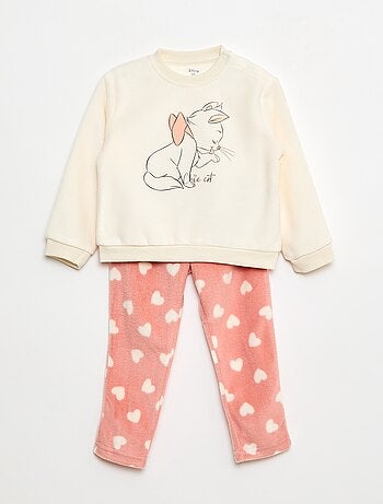 Pyjama long en velours 'Marie' 'Disney'
