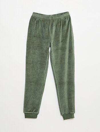 Pyjama long en velours 'Mario Kart' t-shirt + pantalon - 2 pièces