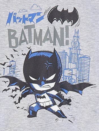 Pyjama long imprimé 'Batman' - 2 pièces