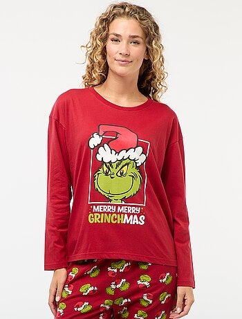 Pyjama long 'Le Grinch' - 2 pièces