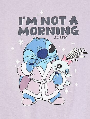 Pyjama long 'Stitch' - 2 pièces