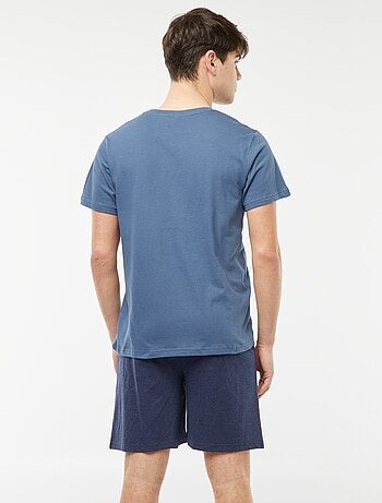 Pyjama short 2 pièces imprimé ninja