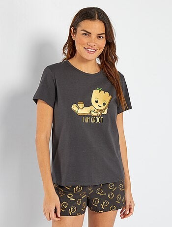 Pyjama short 'Groot' de 'Marvel' - 2 pièces
