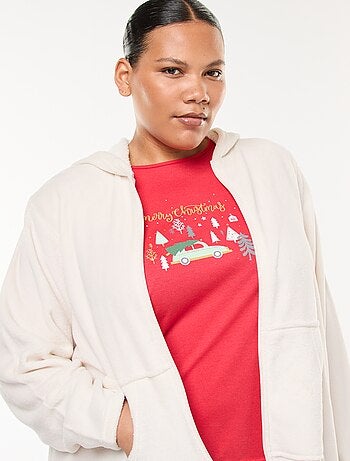 Pyjama sweat polaire + pantalon - 2 pièces