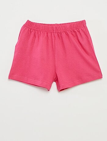 Pyjama t-shirt avec volants + short - 2 pièces