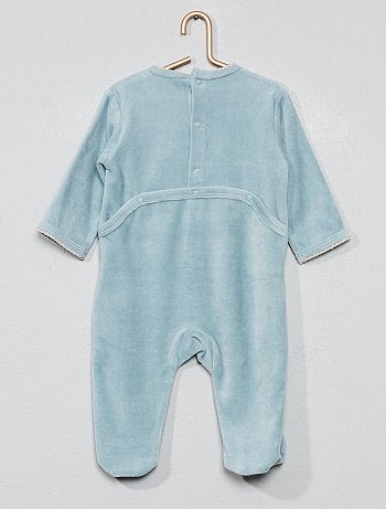 Fille 0-36 mois - Pyjama velours - Kiabi
