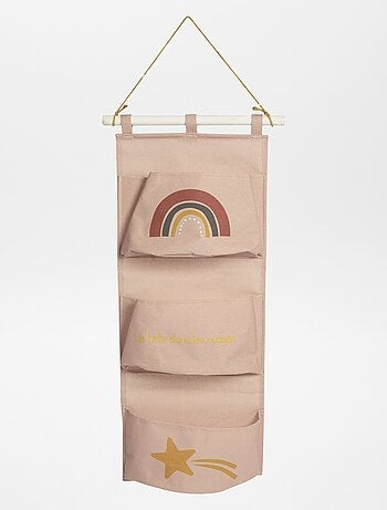 Rangement mural en tissu