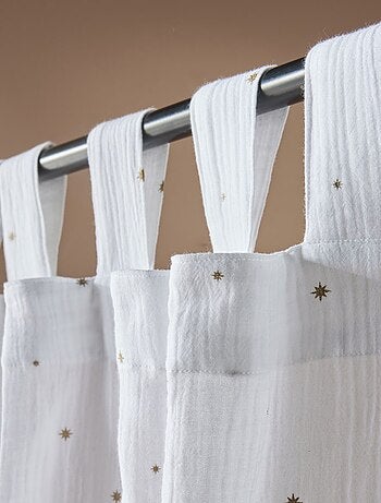 Rideau en gaze de coton