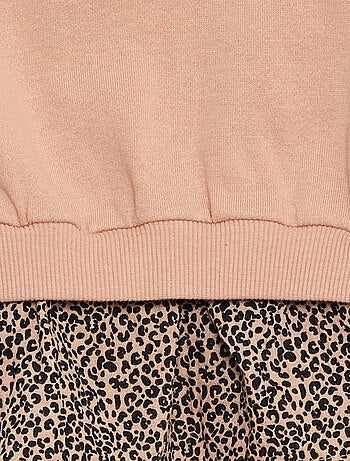 Robe 2 en 1 esprit sweat