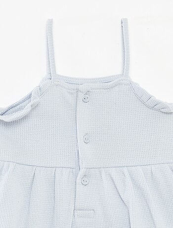 Robe à bretelles avec body intégré