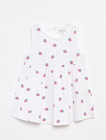 Robe à bretelles avec imprimé