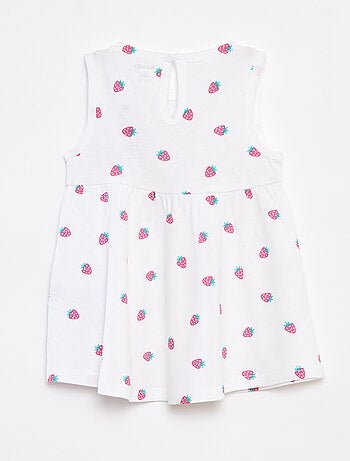 Robe à bretelles avec imprimé