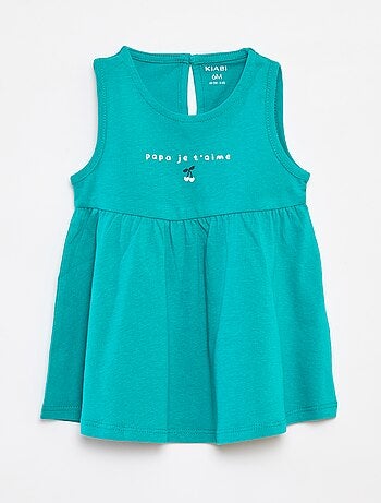 Robe à bretelles avec imprimé