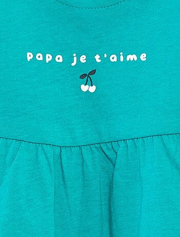 Robe à bretelles avec imprimé