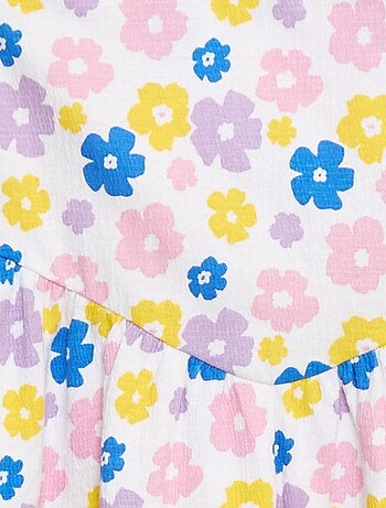 Robe à bretelles en coton