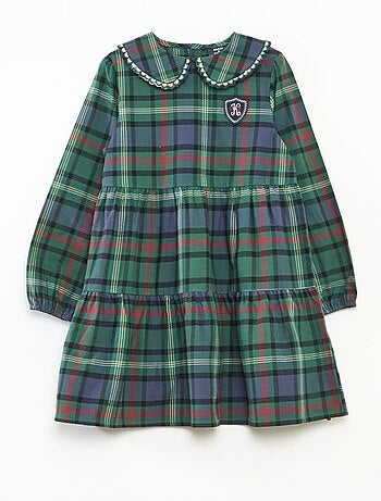 Robe à carreaux 'Kiabi & Catherine Painvin' en coton