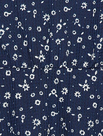 Robe à manches courtes avec imprimé