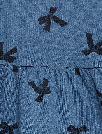 Robe à motif en molleton non-doublé