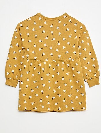 Robe à motif en molleton non-doublé