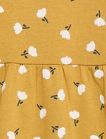 Robe à motif en molleton non-doublé