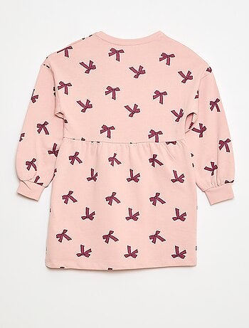 Robe à motif en molleton non-doublé
