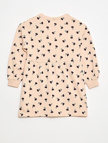 Robe à motif en molleton non-doublé