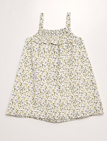 Robe à motif fleuri