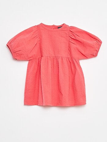 Robe avec manches ballon