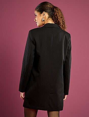 Robe blazer double boutonnage