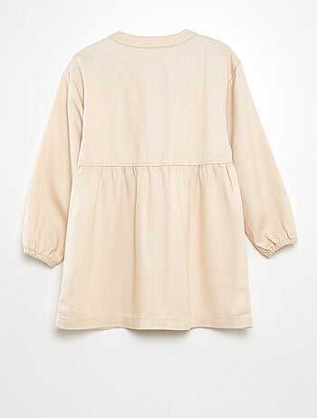 Robe boutonnée à manches longues
