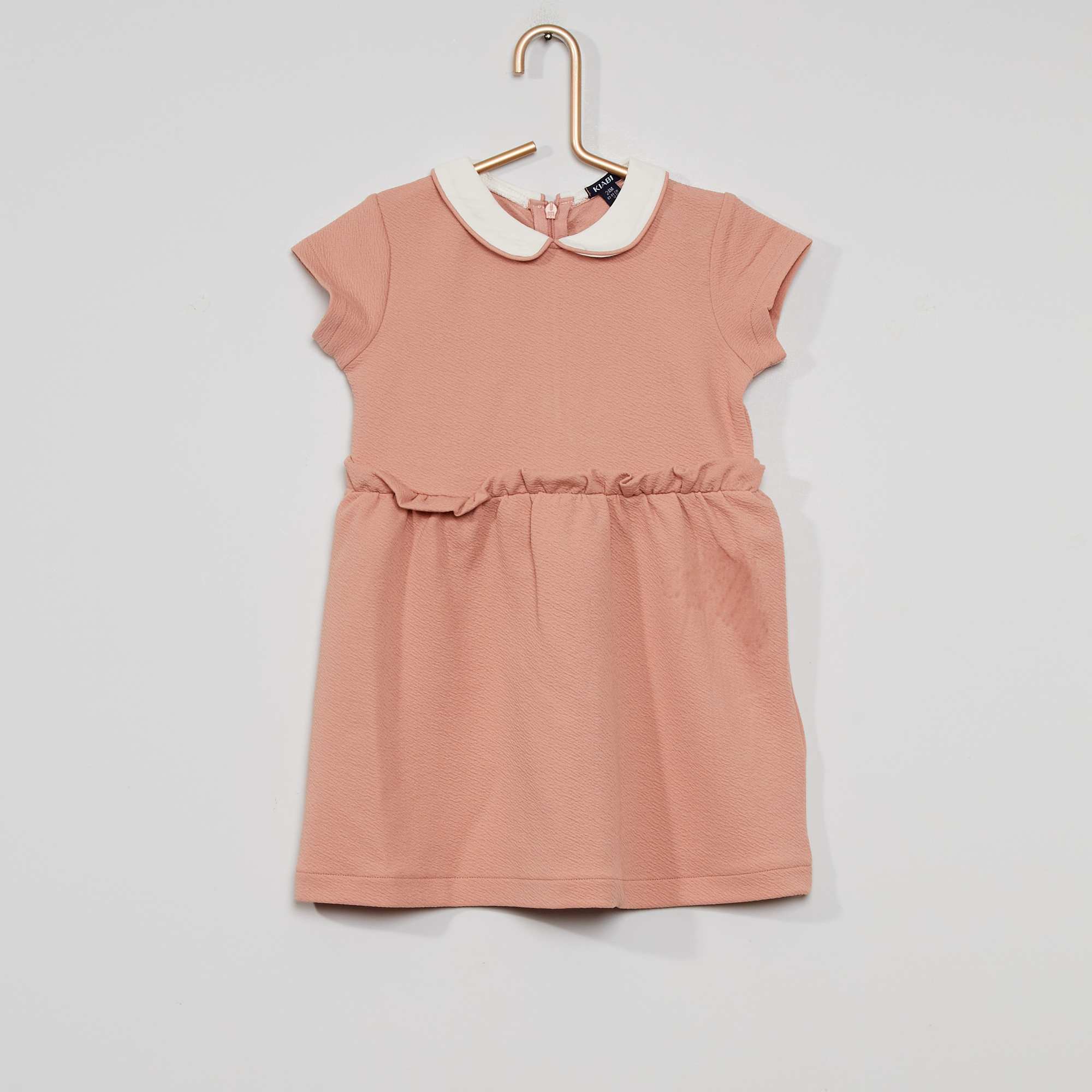 Robe col claudine bébé fille rose Kiabi 12,00€