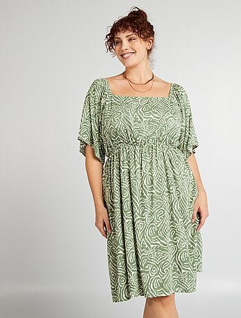 Robe courte à motif