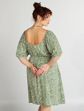 Robe courte à motif