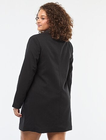 Robe courte forme blazer avec boutons dorés