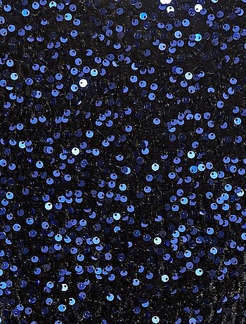Robe courte velours avec sequins