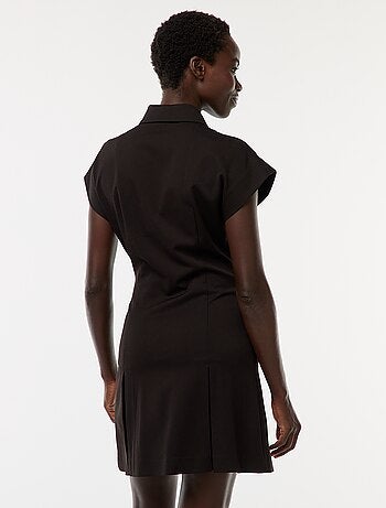 Robe courte zippée