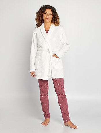Robe de chambre en polaire