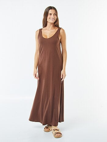 Robe débardeur longue
