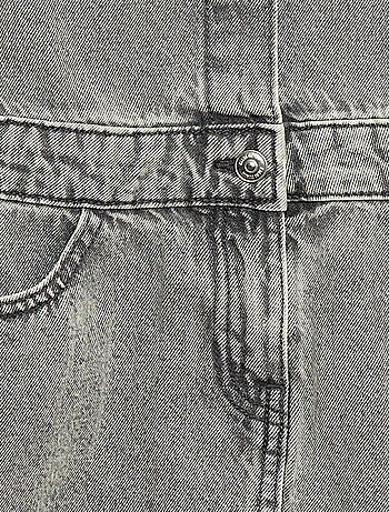 Robe denim avec col chemise