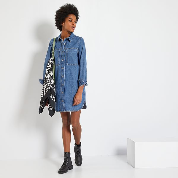 robe denim femme