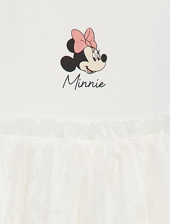 Robe 'Disney' à manches courtes avec bas en tulle