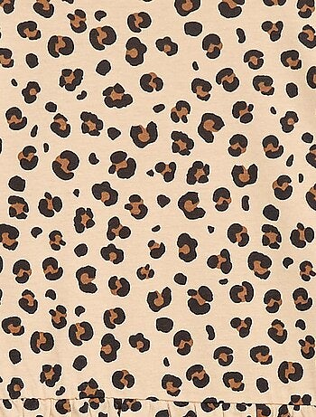 Robe en coton à motif