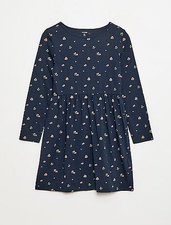 Robe en coton à motif