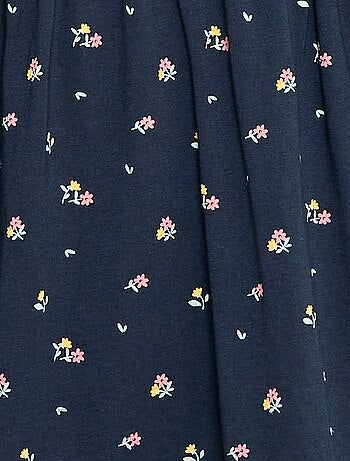 Robe en coton à motif
