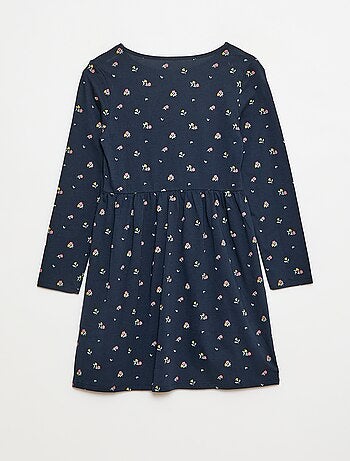 Robe en coton à motif