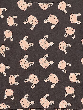 Robe en coton à motif