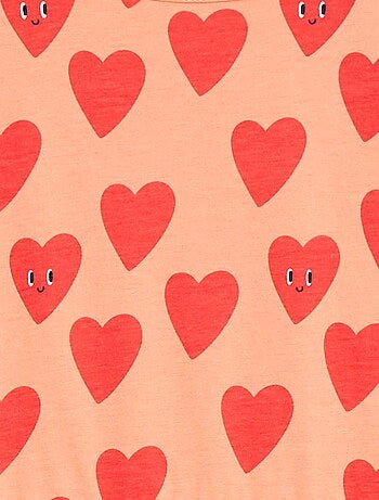 Robe en coton à motif