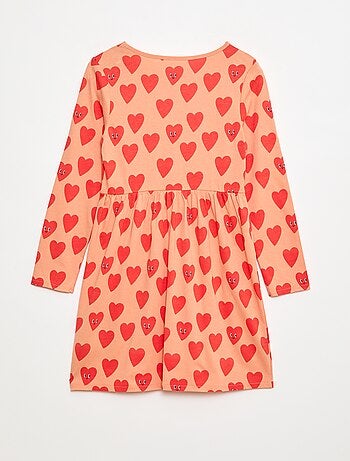 Robe en coton à motif
