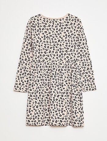 Robe en coton à motif