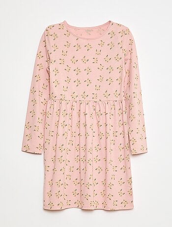 Robe en coton à motif